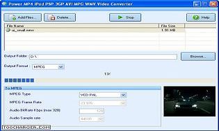 Power MP4 iPod PSP 3GP AVI MPG WMV Video Converter