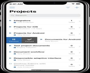 ONLYOFFICE Projects pour iOS Finances & Entreprise