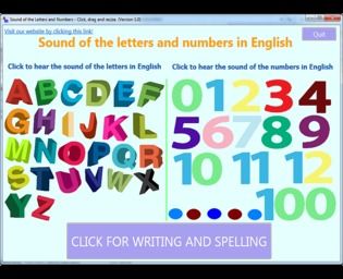 Sound of Letters and Numbers in English Education