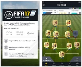 FIFA 17 Companion Windows Phone  Jeux