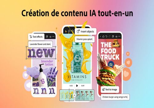 Adobe Express pour Android Multimédia