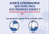 Affiche Premiers signes Coronavirus