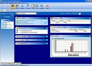 Comptes et Budget - Compatible MS MONEY Finances & Entreprise