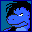 Dragon bleu Icônes