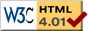 W3C HTML 4.01 Gifs animés