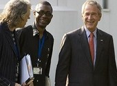 Bush et youssou ndour Photos