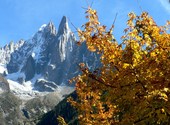 L'aiguille du Dru 3754 mètres près de Chamonix Photos