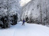 Ski de fond à Chamonix-Mont-Blanc Photos