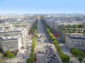 Paris - Les Champs Elysées Fonds d'écran