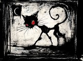 A gothic cat Fonds d'écran