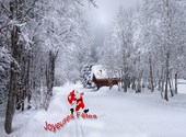 Noël 2012 Chamonix Fonds d'écran