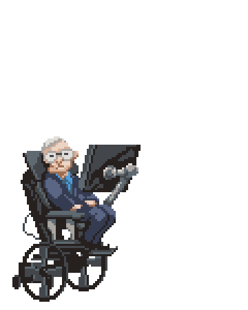 Stephen Hawking Mouvement de base Gifs animés