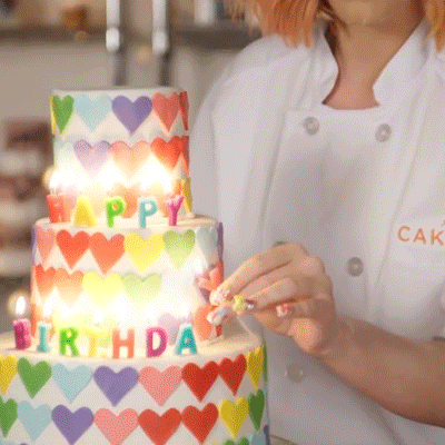 Katy Perry Gâteau d'anniversaire Gifs animés