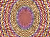 Illusion d'optique psychédélique