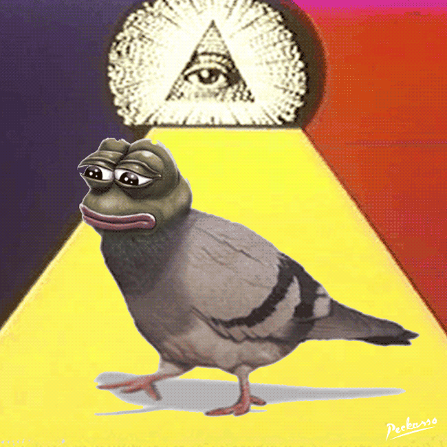Peekasso: Pepe the Illuminati Gifs animés