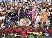 Les artistes morts en 2016 façon Sergeant Pepper