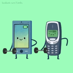 Nokia 3210 Vs les autres Gifs animés