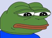 Pepe the frog triste
