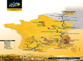 Carte du tour de France