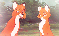 Rox et Rouky Gifs animés