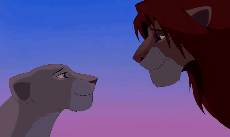 Câlin du Roi Lion Gifs animés