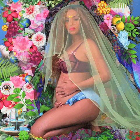 Beyoncé enceinte Gifs animés