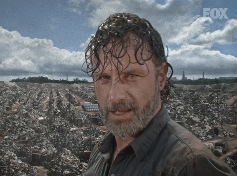 Rick Grimes - Ciel Bleu - The Walking Dead Gifs animés