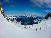 Sports d'hiver: Descente de ski Photos