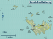 Carte de voyage Saint-Barthélemy