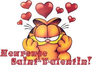 Garfield Saint Valentin Gifs animés