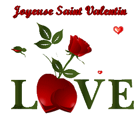 Joyeuse Saint Valentin Love Gifs animés
