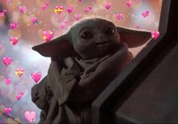 Baby Yoda Meme Hearts 