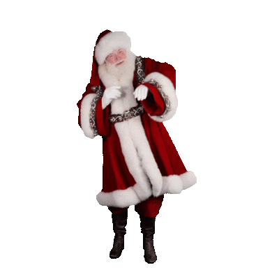 La danse du Père Noël Gifs animés