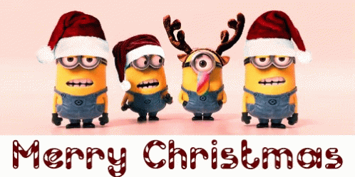 Joyeux Noël Minions Gifs animés
